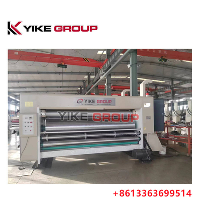 زنجیره تغذیه 2 رنگ چاپگر Slotter Die Cutter ماشین جعبه کارتون ماشین ساخت