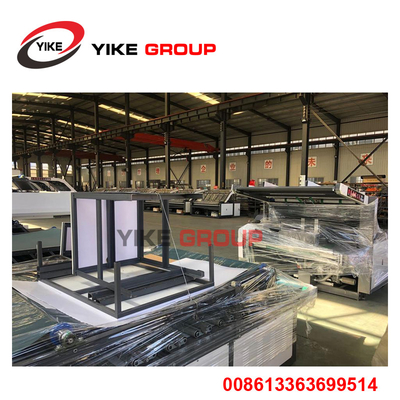 YIKE GROUP 3 Ply راه راه مقوا اتوماتیک فلوت دستگاه لمینیت ، ماشین آلات لمینیت با سرعت بالا