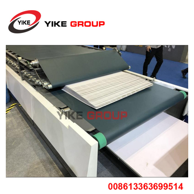 YIKE GROUP 3 Ply راه راه مقوا اتوماتیک فلوت دستگاه لمینیت ، ماشین آلات لمینیت با سرعت بالا