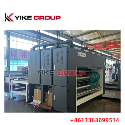 1400x2400mm اتوماتیک فیدر زنجیره ای فیدر 2 رنگ چاپگر Slotter ماشین از YIKE گروه