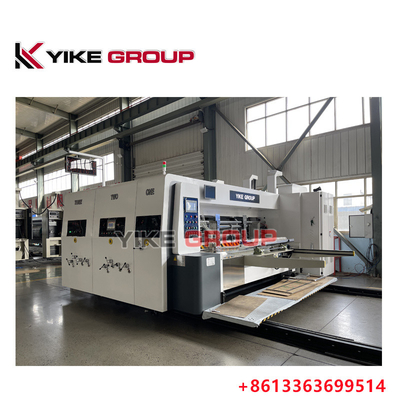 YK-1224 چاپگر با سرعت بالا دستگاه برش میله ای با استاکر برای ساخت جعبه کارتن