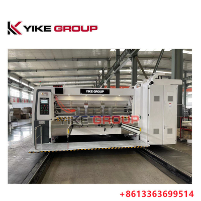 YK-1224 چاپگر با سرعت بالا دستگاه برش میله ای با استاکر برای ساخت جعبه کارتن