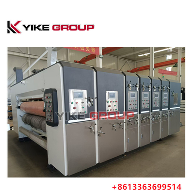 YIKE GROUP سرعت 150pcs/min کاملا اتوماتیک 415V 440V Flexoprinter Slotter ماشین