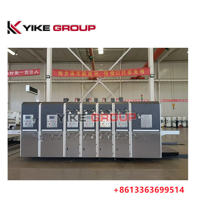 Yk-1228 چاپگر فیدر لبه سرب Slotter ماشین برش مرد برای کارتون لوله کشی