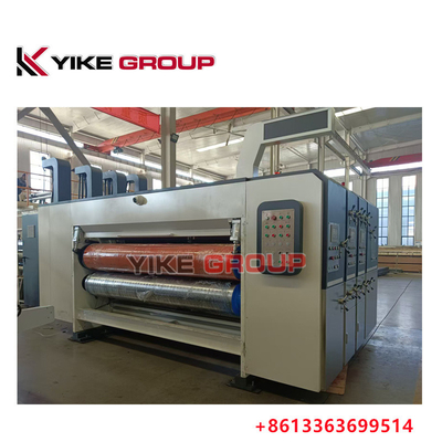 Yk-1228 چاپگر فیدر لبه سرب Slotter ماشین برش مرد برای کارتون لوله کشی