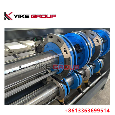 YK-1224 150 پی سی / دقیقه 4 رنگ پرینتر Flexo Slotter ماشین کارتون جعبه ساخت ماشین