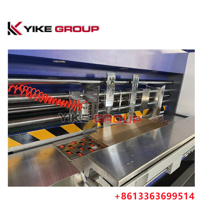 YK-1224 150 پی سی / دقیقه 4 رنگ پرینتر Flexo Slotter ماشین کارتون جعبه ساخت ماشین
