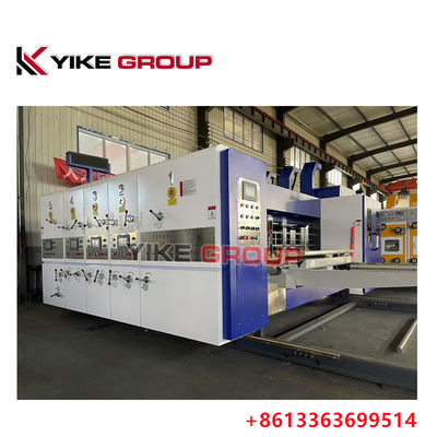 YK-1224 با سرعت بالا Flexo 3 رنگ چاپگر Slotter ماشین برای جعبه کارتون ساخت از YIKE گروه