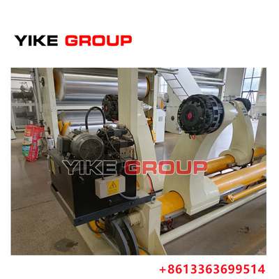 عرض 2200mm باز کردن هیدرولیک آسیاب بدون شفت رول ایستاده برای کارتون لوله دار کارخانه