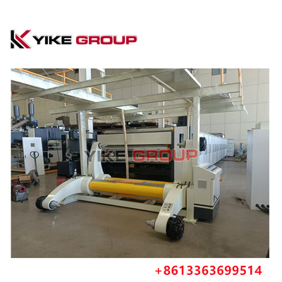 کار گسترده 2500 MM رول آسیاب هیدرولیک ایستاده برای خط تولید کارتونی موج دار با سرعت بالا