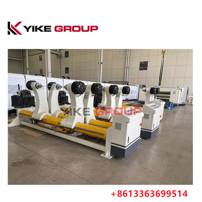 کار گسترده 2500 MM رول آسیاب هیدرولیک ایستاده برای خط تولید کارتونی موج دار با سرعت بالا
