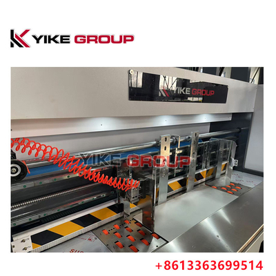 حداکثر اندازه چاپ 1450X2500 خودکار سرب لبه Flexo 3 رنگ Slotter Diecutter ماشین