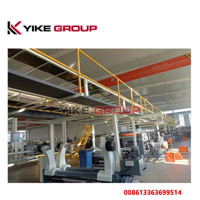 خط تولید کارتونی لوله ای هیدرولیک با سرعت بالا برای 2500MM 5PLY